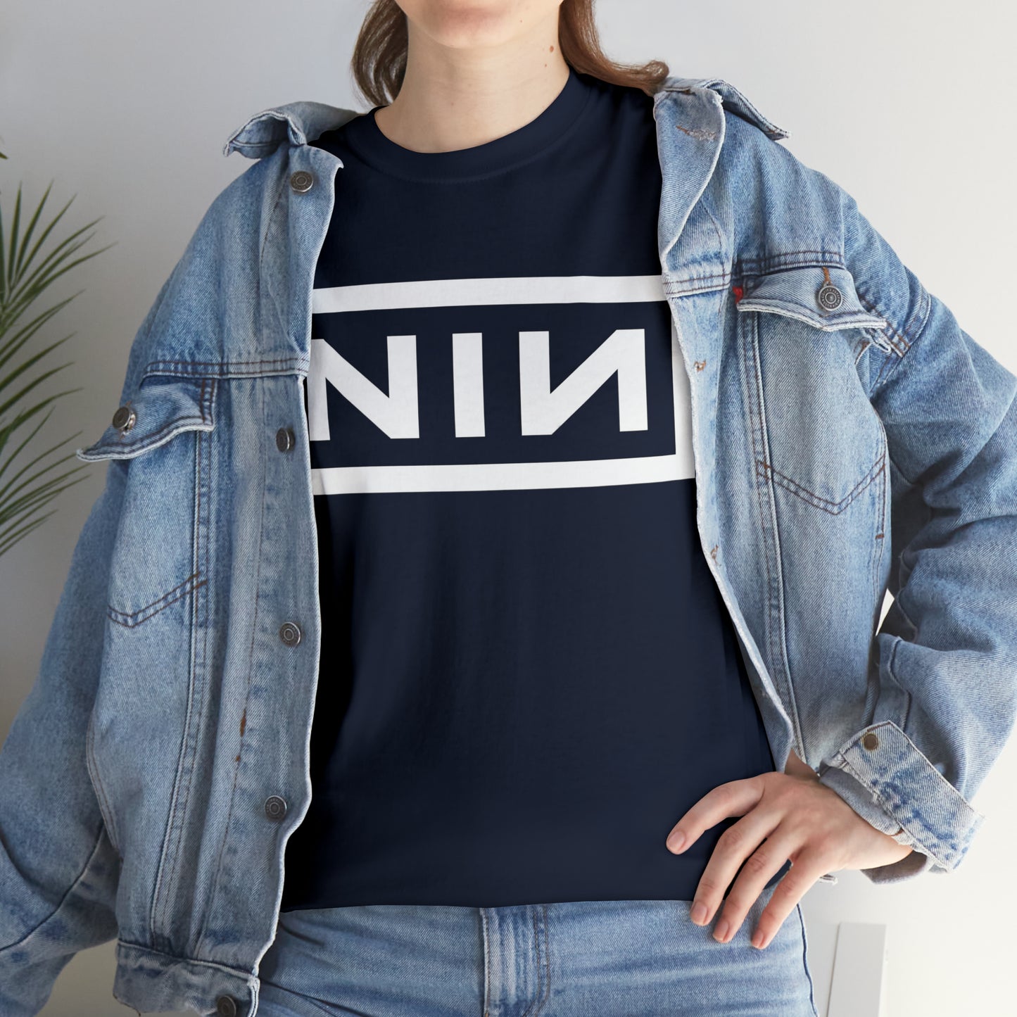 Nine Inch Nails Shirt (Navy/Gray)