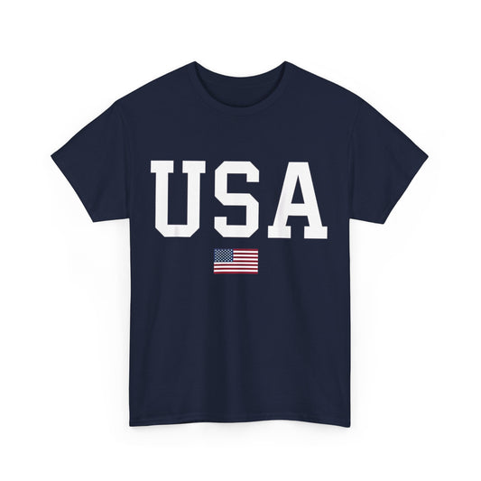 USA T Shirt Women Men Patriotic American Flag July 4th T-Shirt