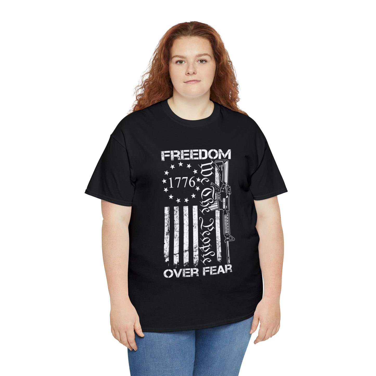 Freedom Over Fear American Patriotic T-Shirt