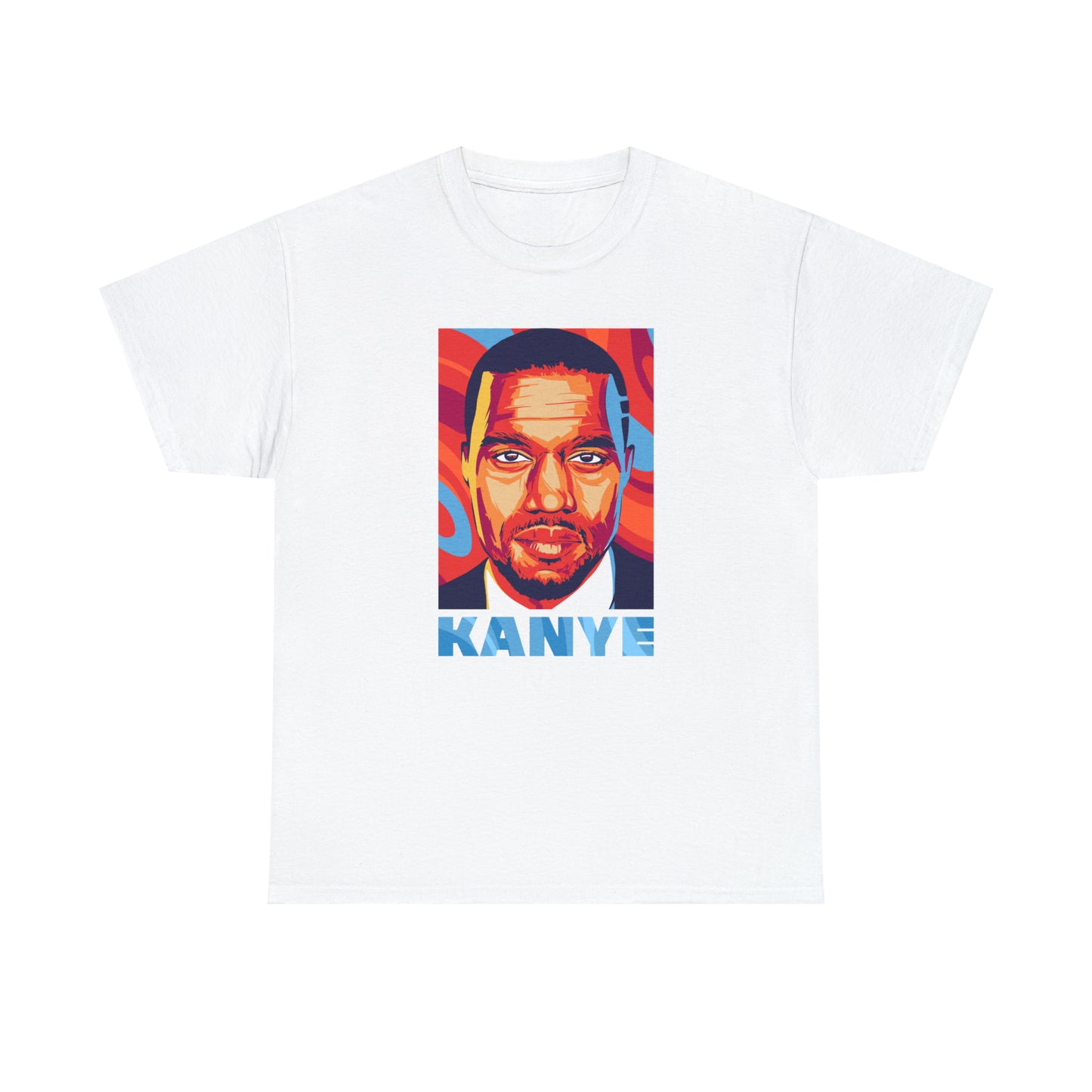 Kanye West Headshot Pop-Art T-Shirt All Sizes Black/White