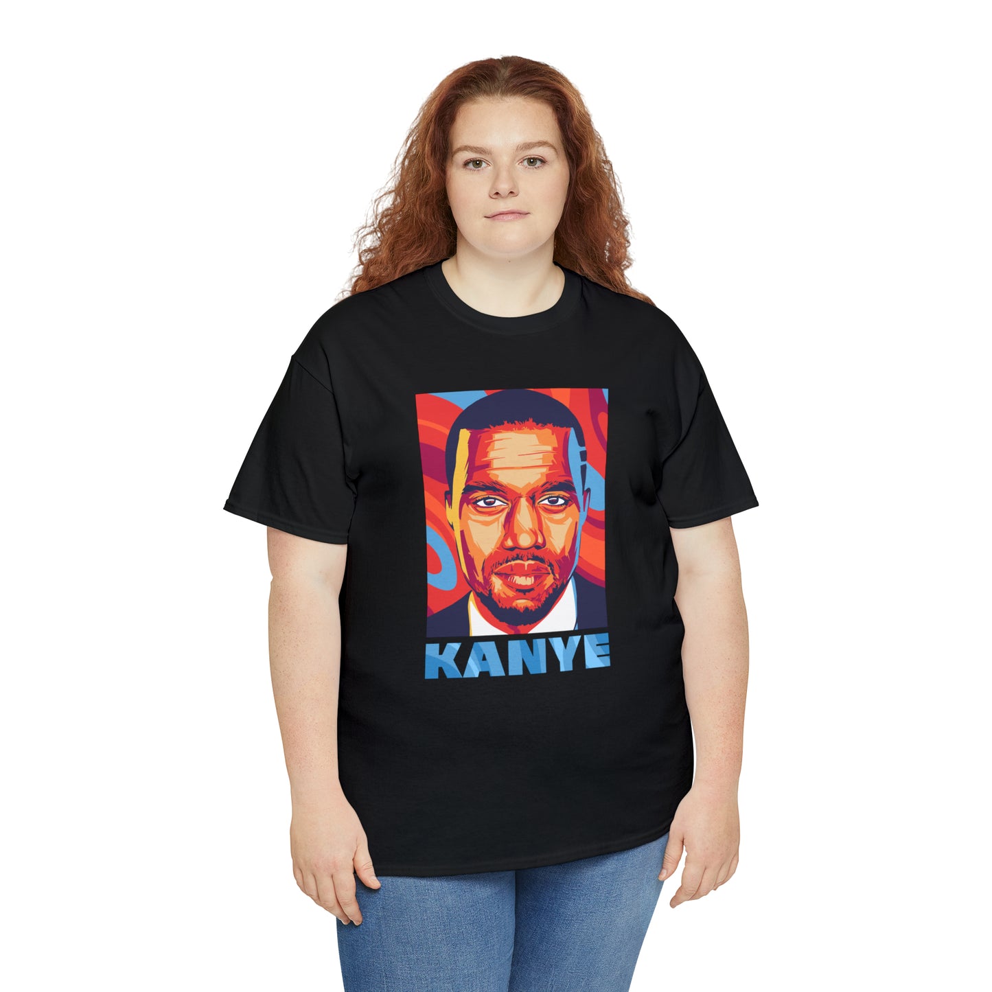 Kanye West Headshot Pop-Art T-Shirt All Sizes Black/White