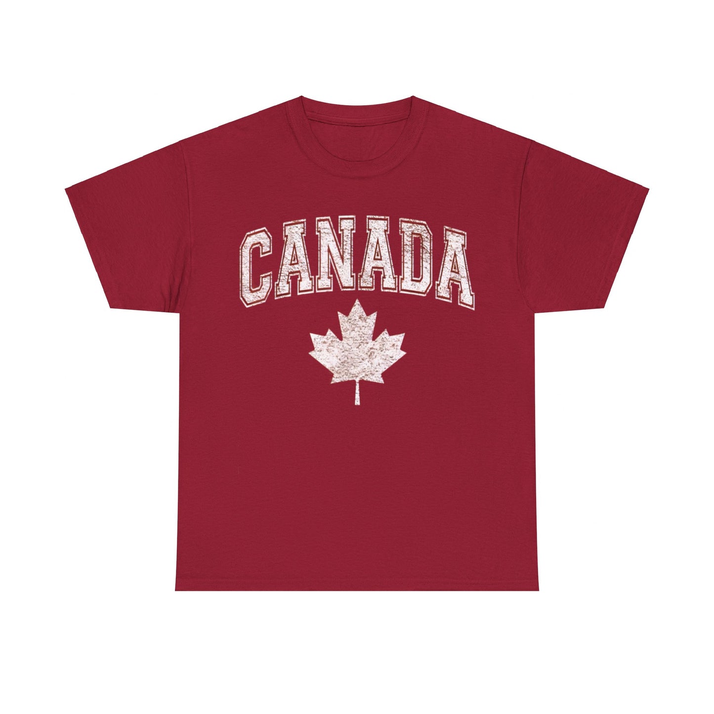 Canada Athletic Team Country Sports Flag Varsity Style Maple Leaf T-Shirt