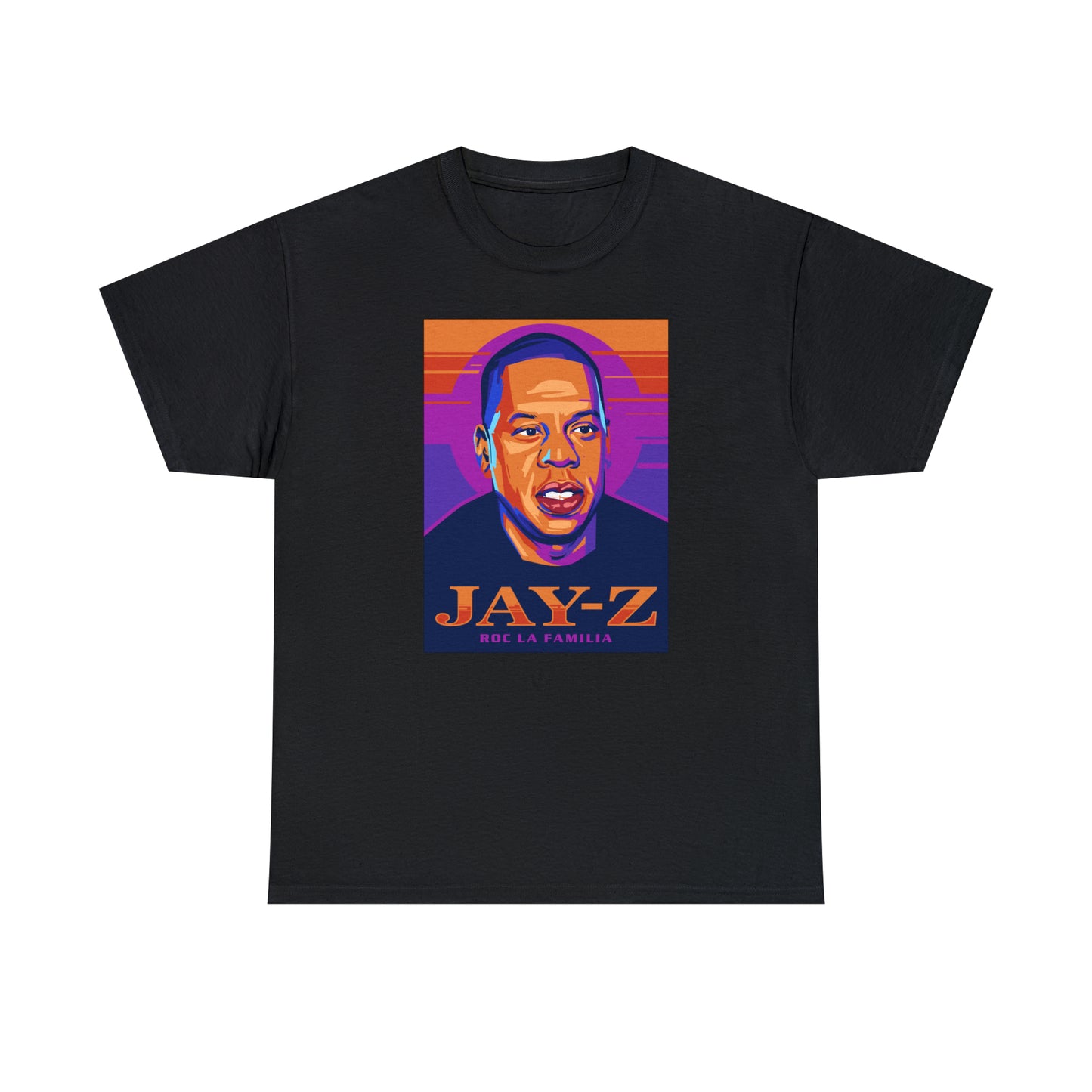 Jay-Z Roc La Familia Pop-Art T-Shirt All Sizes Black/White