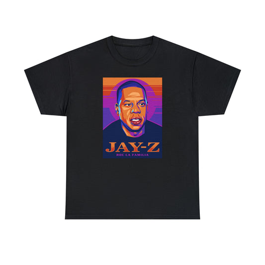 Jay-Z Roc La Familia Pop-Art T-Shirt All Sizes Black/White