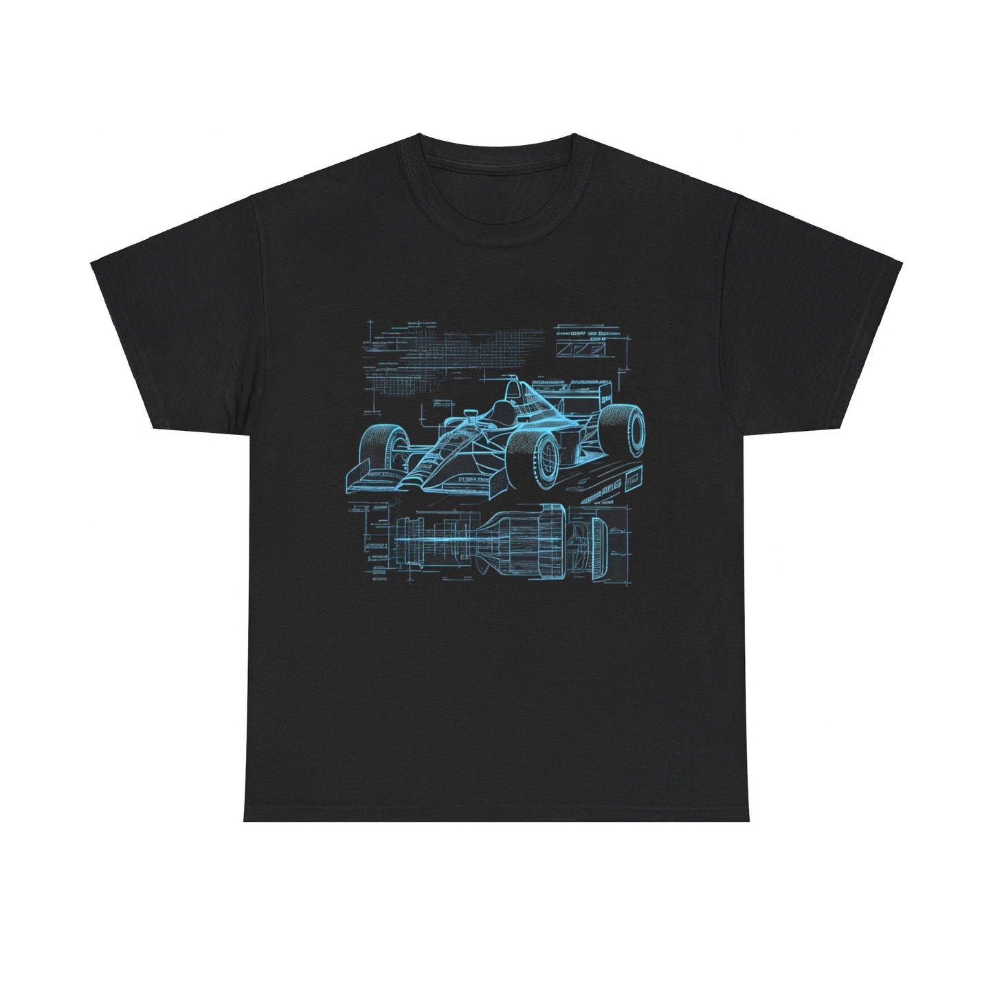 Formula Racing Car Silhouette Mechanic Car T-Shirt for Men Boys Women Girls