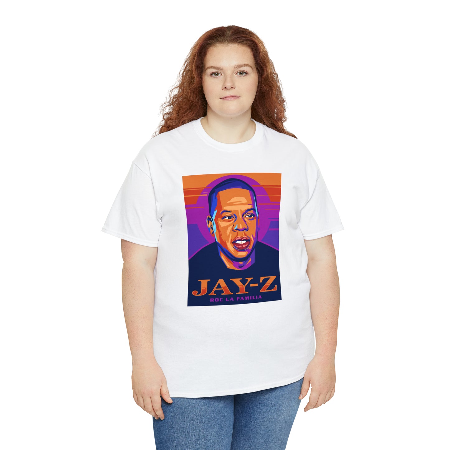 Jay-Z Roc La Familia Pop-Art T-Shirt All Sizes Black/White