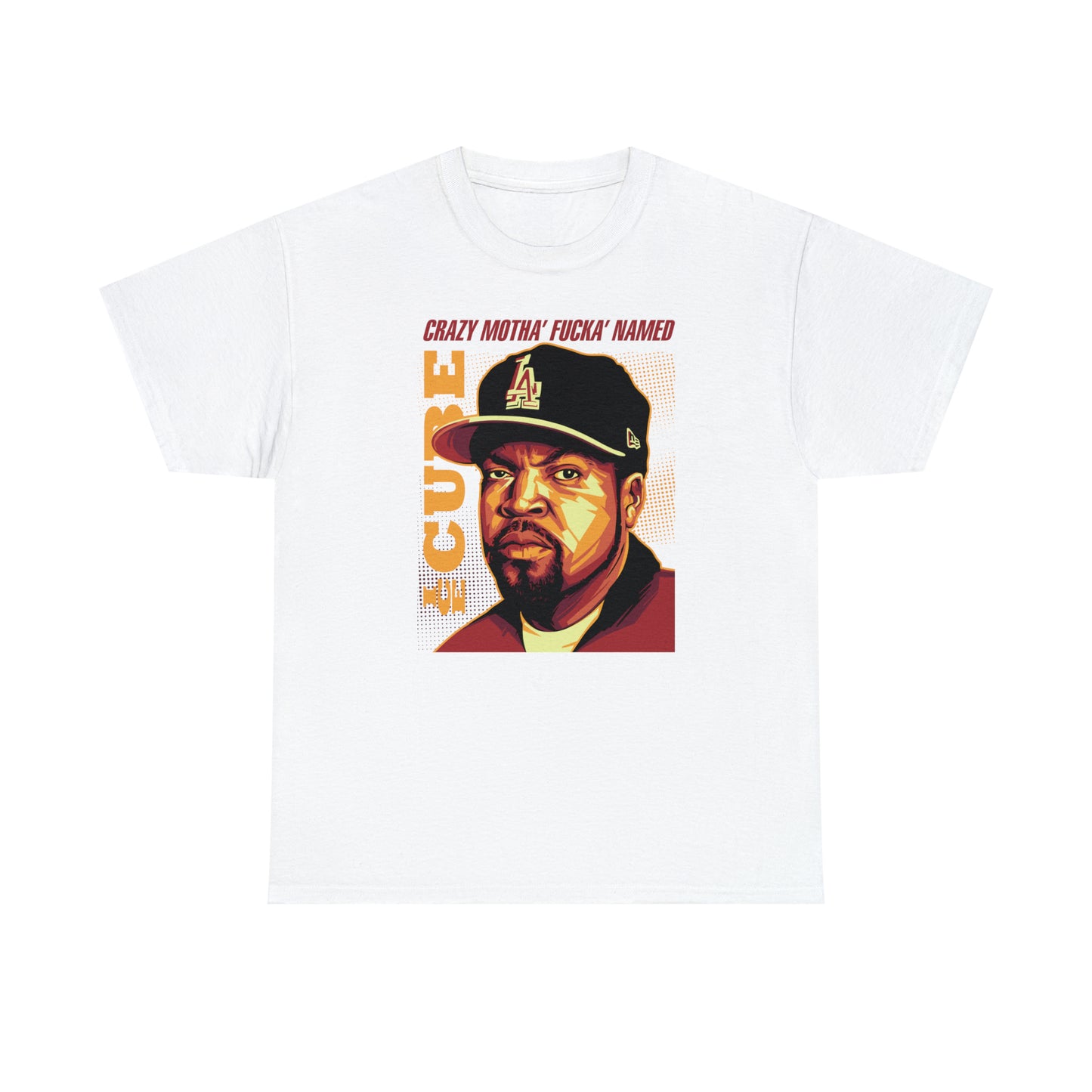 Ice Cube Pop Art Headshot T-Shirt All Sizes Black/White