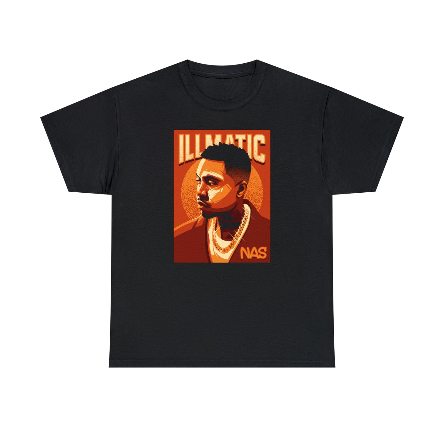 Nas Illmatic Pop Art T-Shirt All Sizes Black/White