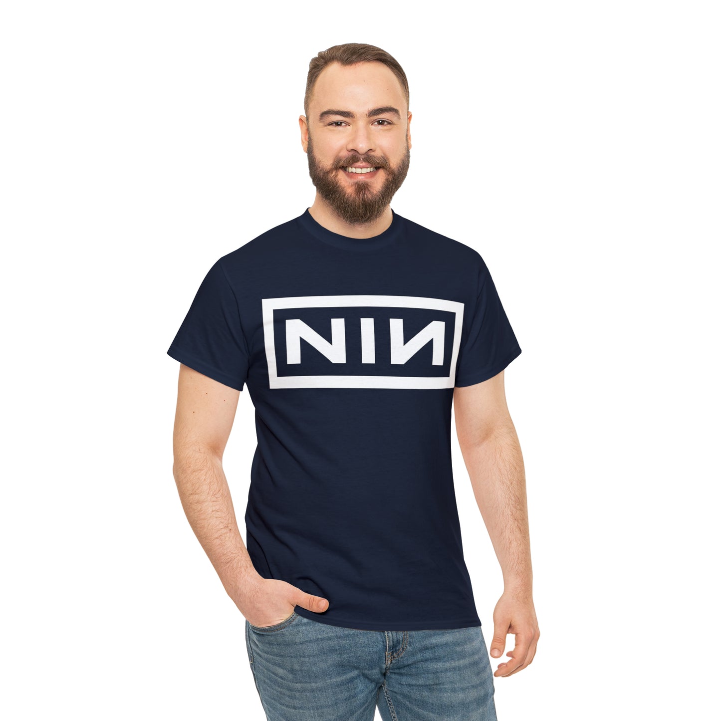 Nine Inch Nails Shirt (Navy/Gray)