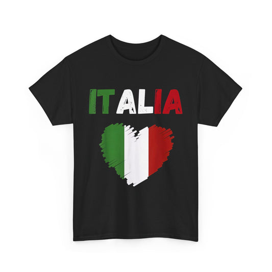 Italy Flag Holiday Italy Heart Italian Flag T-Shirt