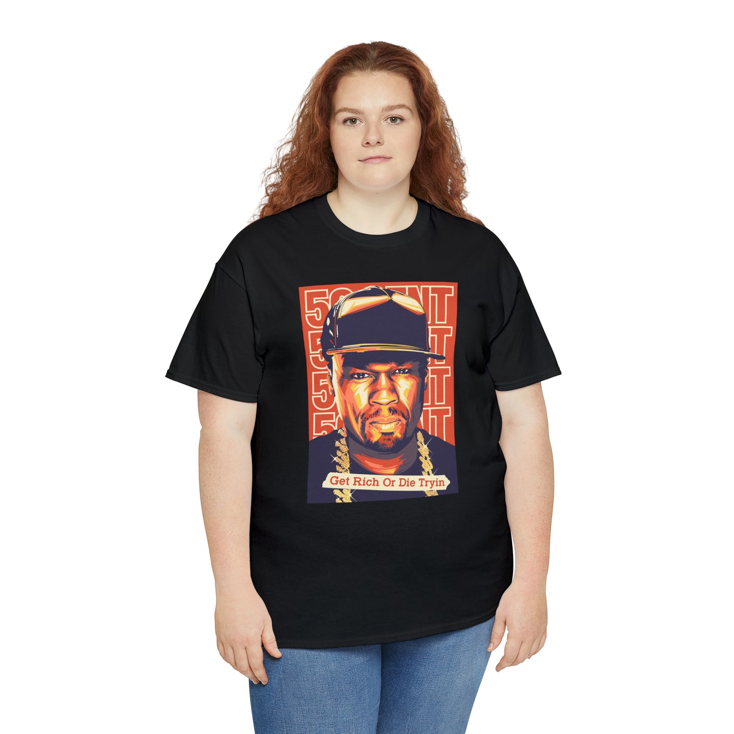 50 Cent Get Rich or Die Tryin Pop Art T-Shirt