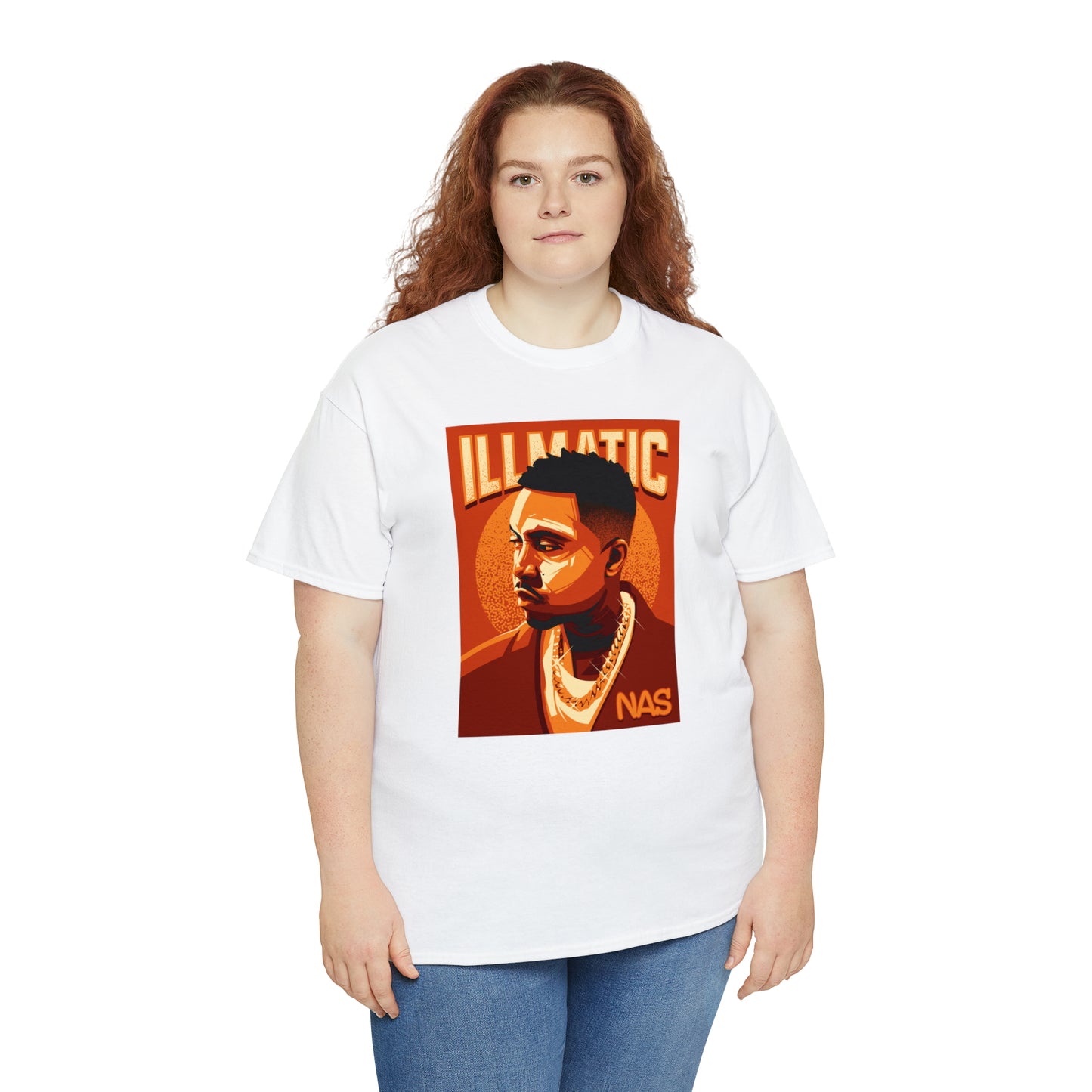 Nas Illmatic Pop Art T-Shirt All Sizes Black/White