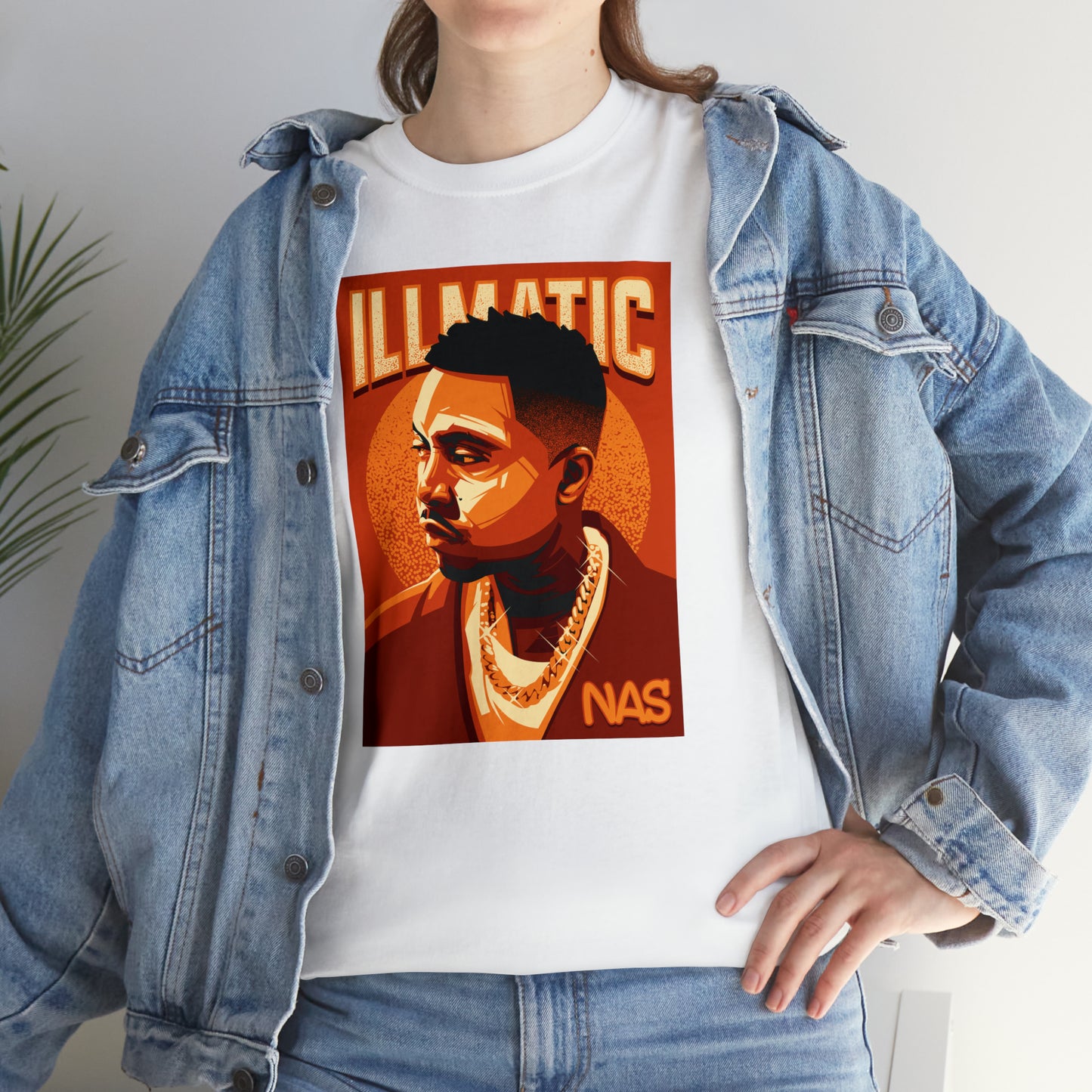 Nas Illmatic Pop Art T-Shirt All Sizes Black/White