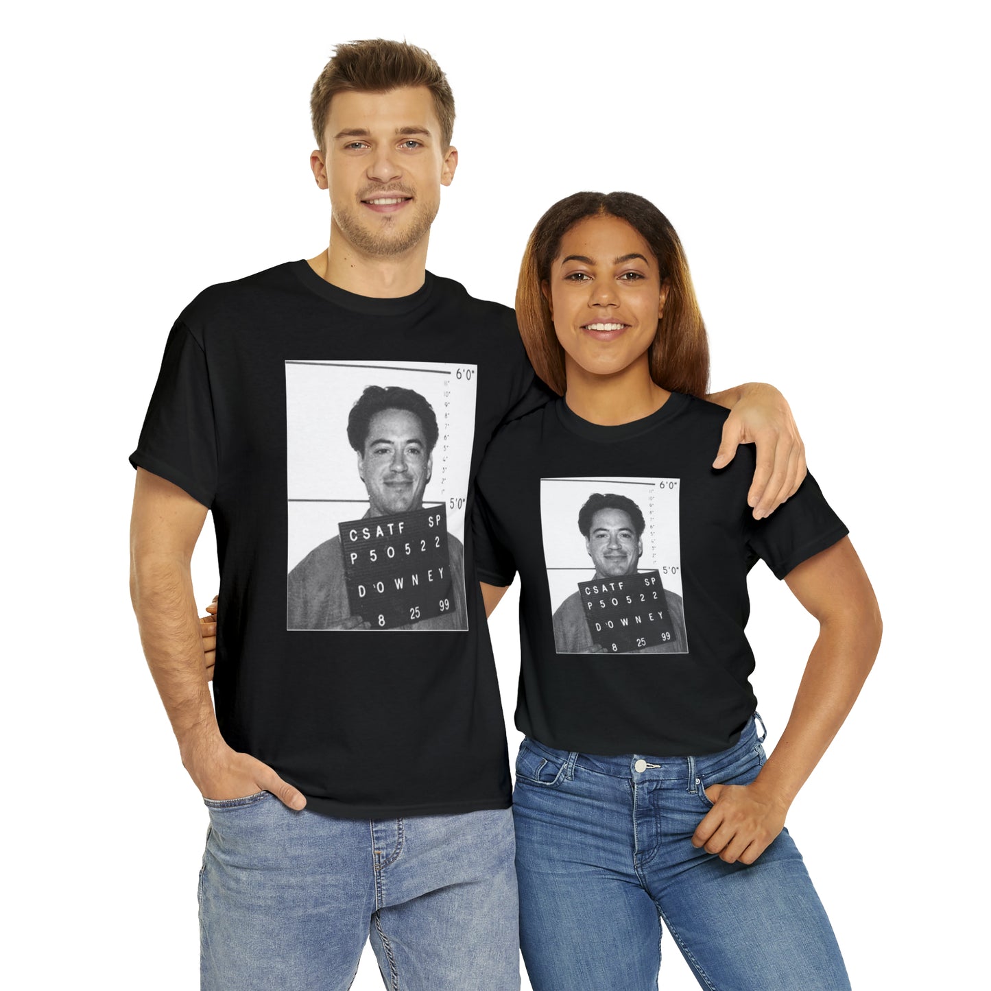 Robert Downey Jr. Mugshot T-Shirt