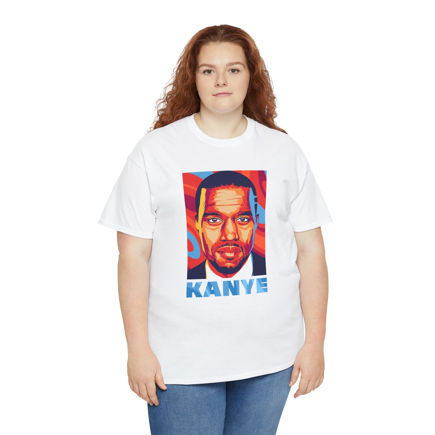 Kanye West Headshot Pop-Art T-Shirt All Sizes Black/White