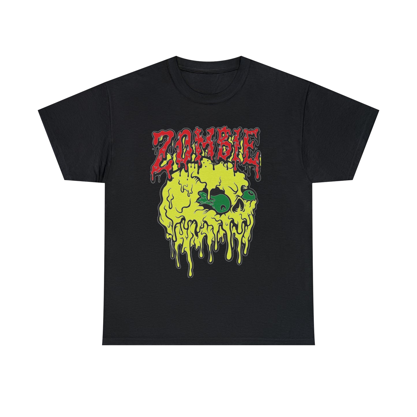 Zombie Skull Multicolor T-Shirt