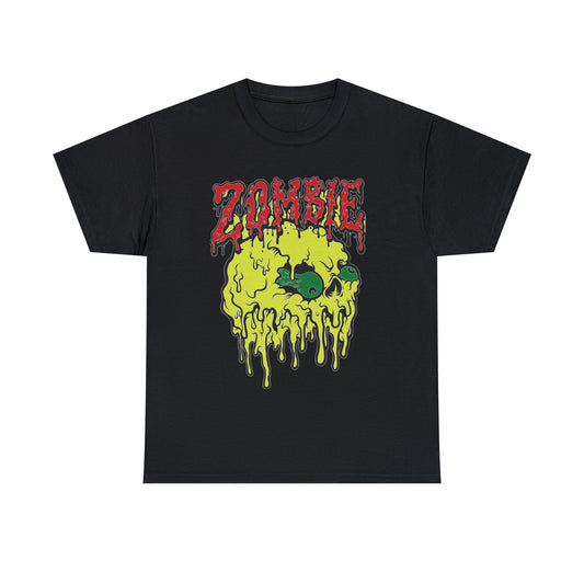 Zombie Skull Multicolor T-Shirt