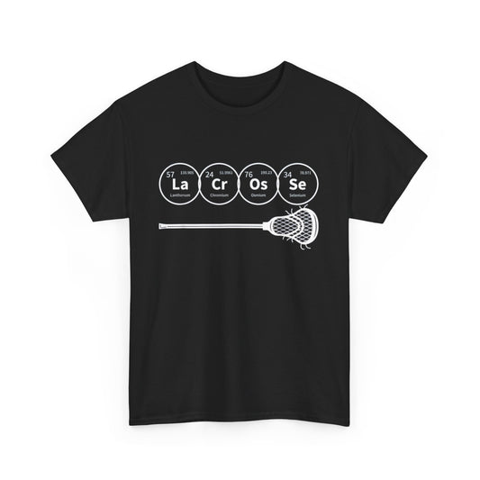 Lacrosse Periodic Table of Elements Chemistry Gift T-Shirt