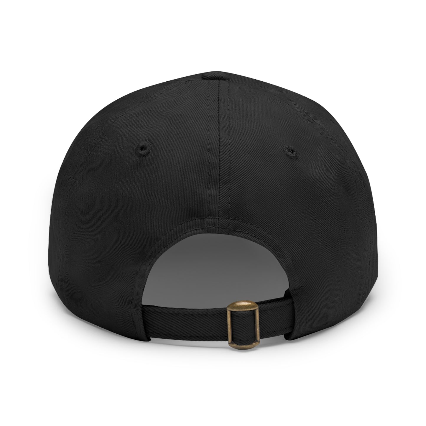 New Jersey Dad Hat with Round Leather Patch - Classic State Outline Design - Show Your New Jersey Pride!