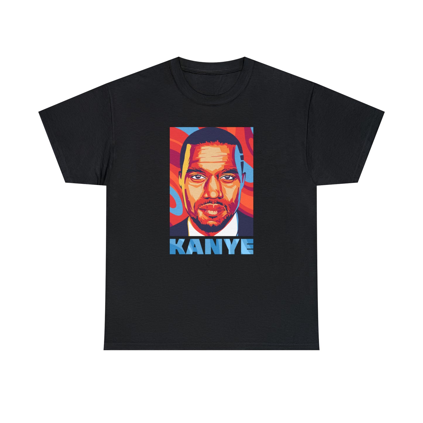 Kanye West Headshot Pop-Art T-Shirt All Sizes Black/White