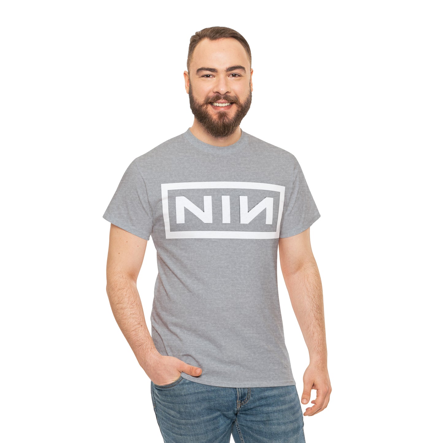 Nine Inch Nails Shirt (Navy/Gray)