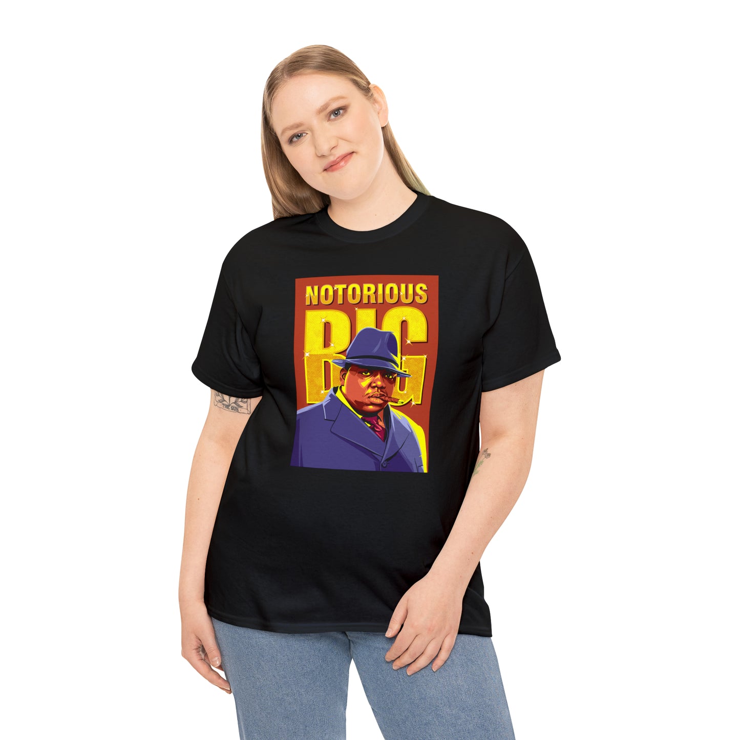 Notorious BIG Biggie Smalls Pop-Art T-Shirt All Sizes Black/White