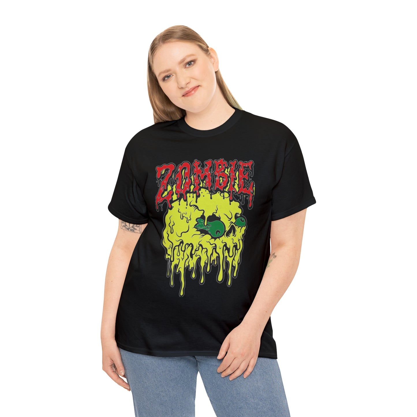 Zombie Skull Multicolor T-Shirt