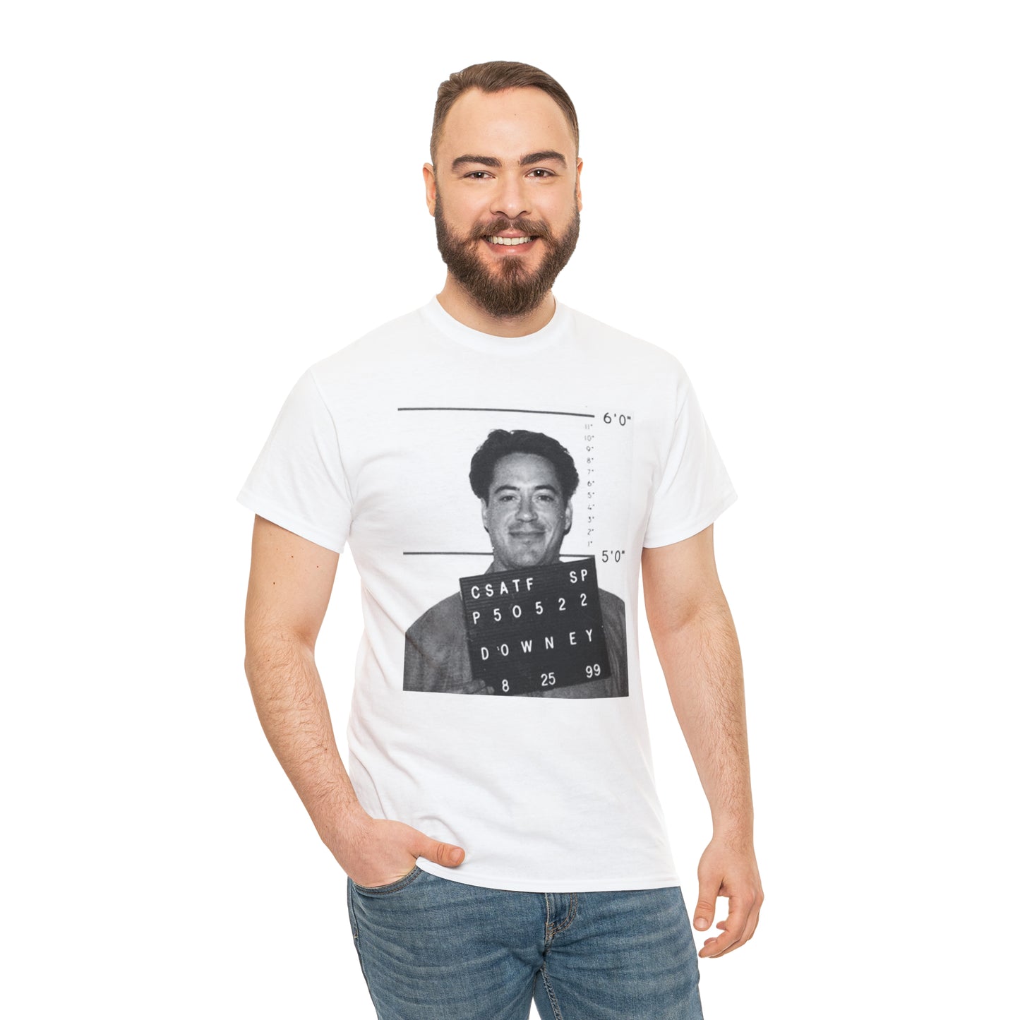 Robert Downey Jr. Mugshot T-Shirt