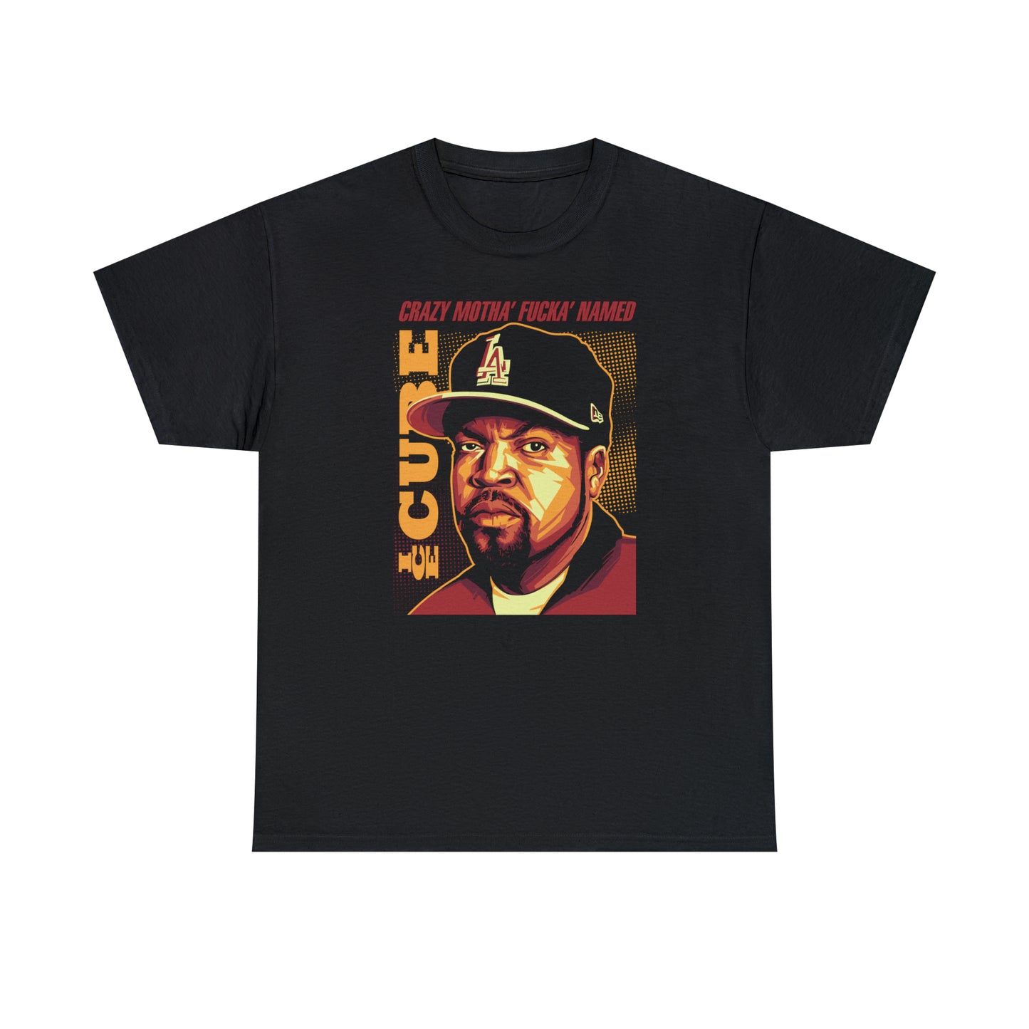 Ice Cube Pop Art Headshot T-Shirt All Sizes Black/White