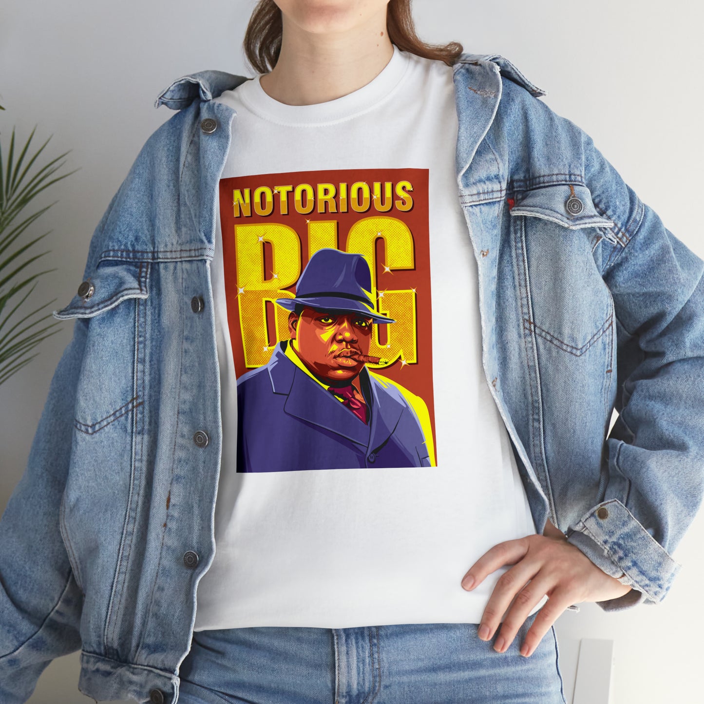 Notorious BIG Biggie Smalls Pop-Art T-Shirt All Sizes Black/White