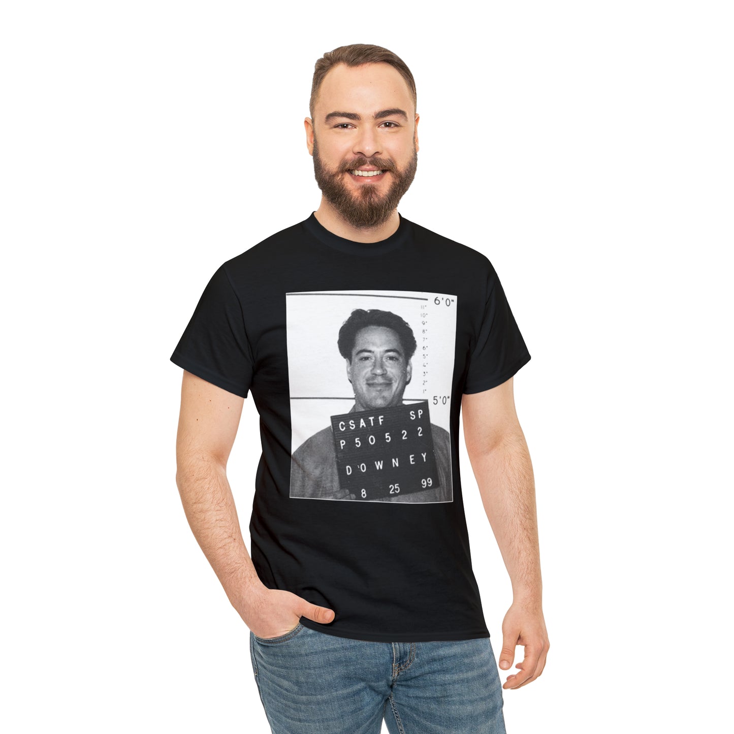 Robert Downey Jr. Mugshot T-Shirt