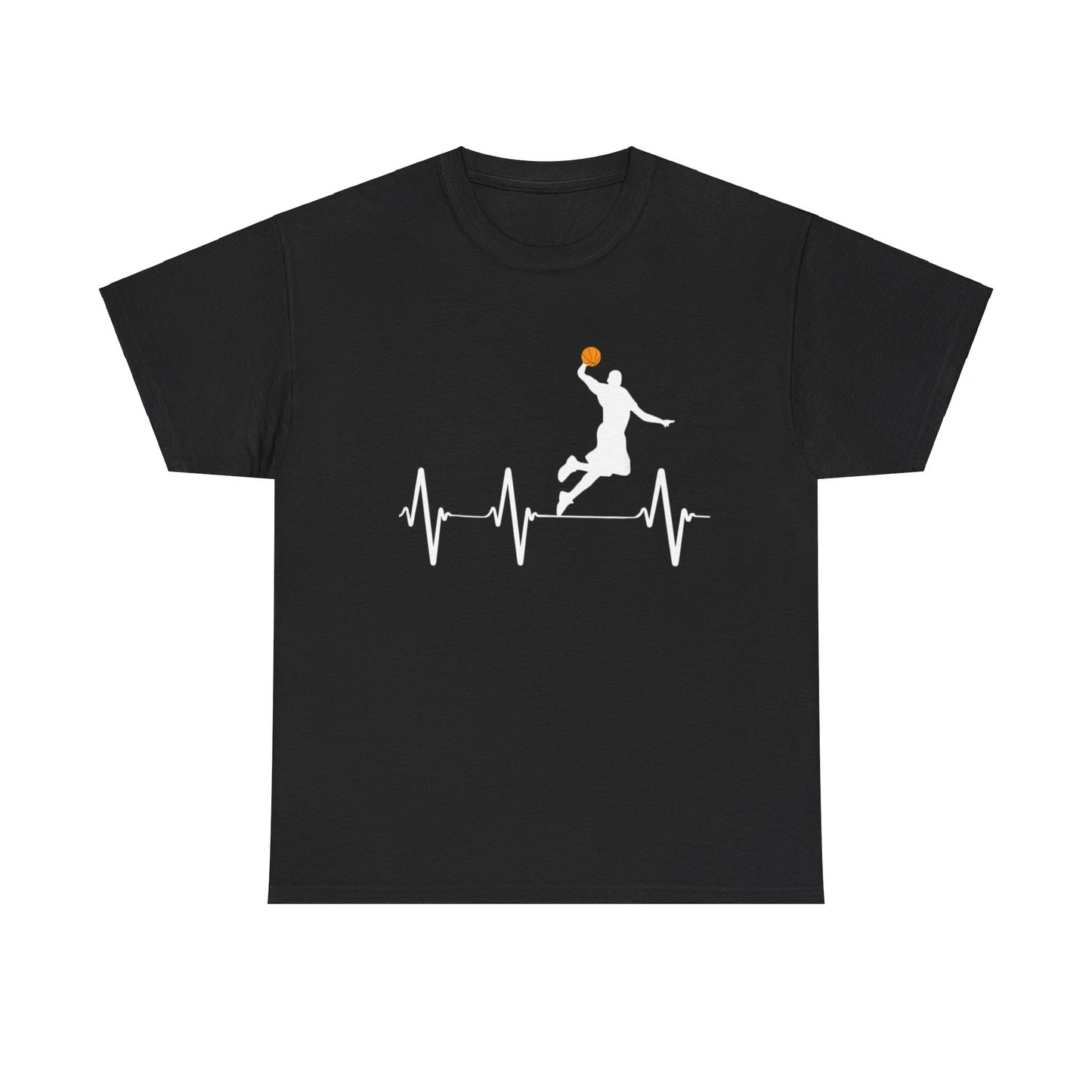 Basketball Heartbeat Shirts for Men and Boys T-Shirt