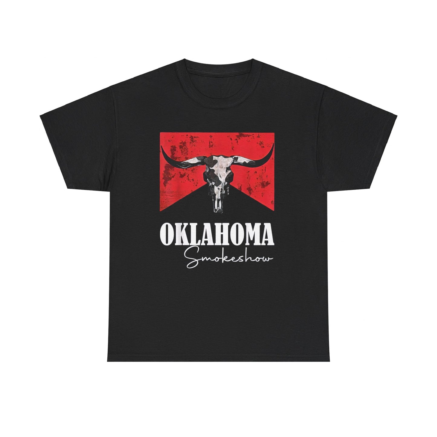 Boho Bull Skull Cow | Oklahoma Smokeshow Western Country T-Shirt