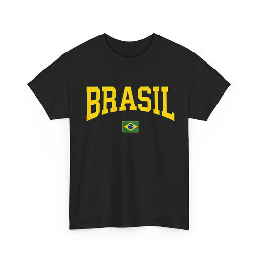 Brazil T Shirt Women Men Kids Brasil Brazilian Flag Green T-Shirt