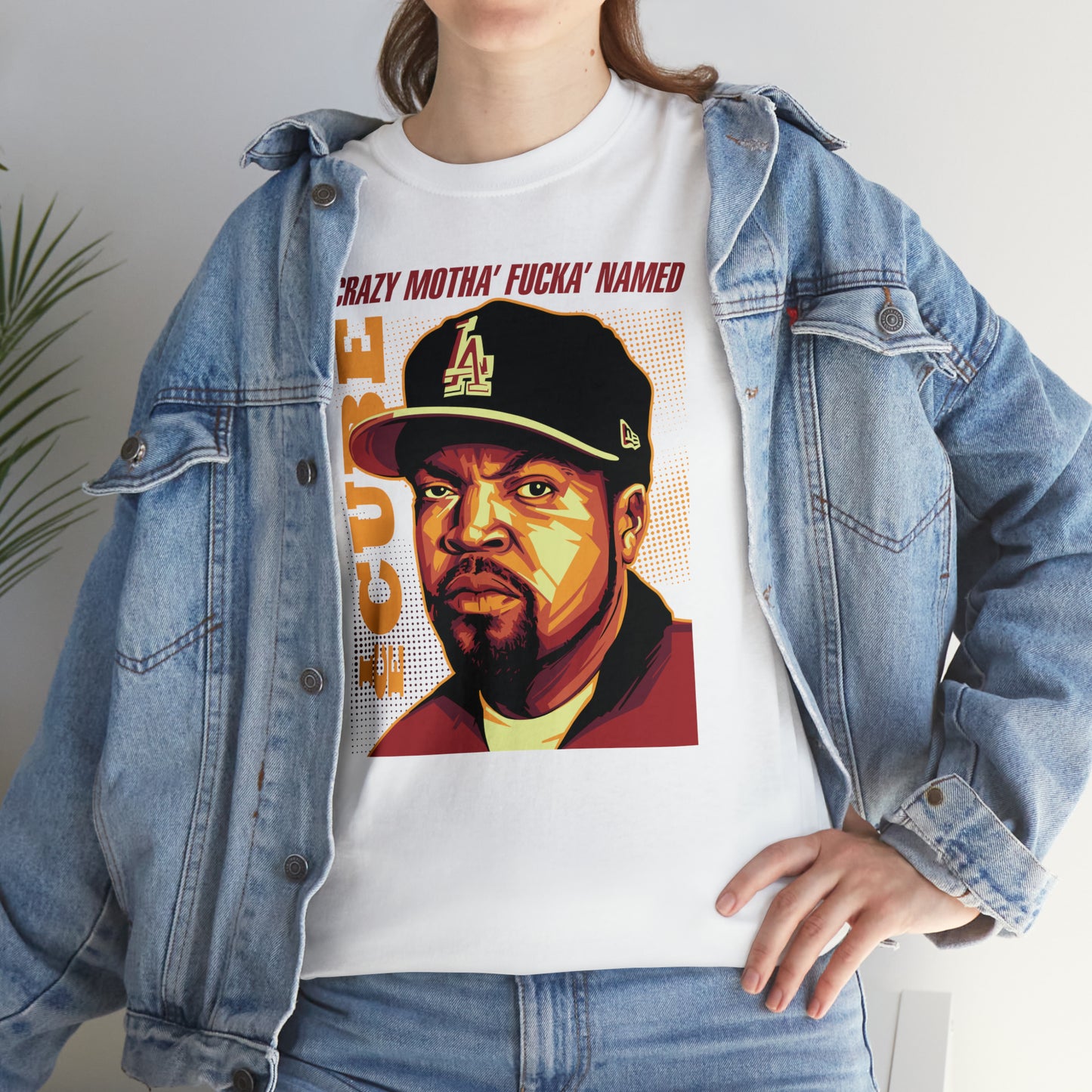 Ice Cube Pop Art Headshot T-Shirt All Sizes Black/White