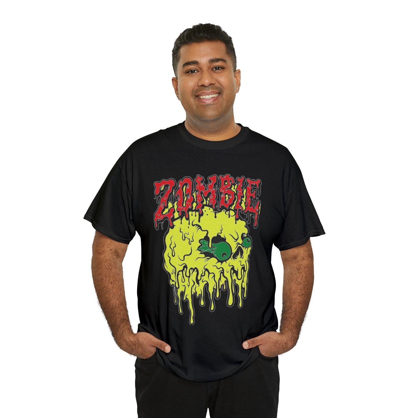 Zombie Skull Multicolor T-Shirt