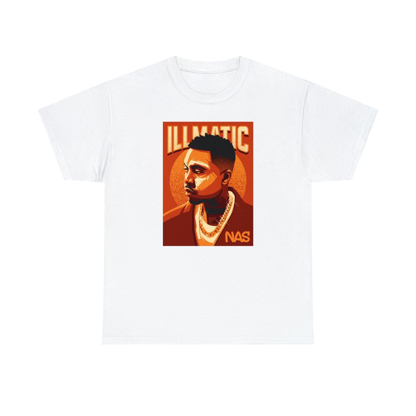 Nas Illmatic Pop Art T-Shirt All Sizes Black/White