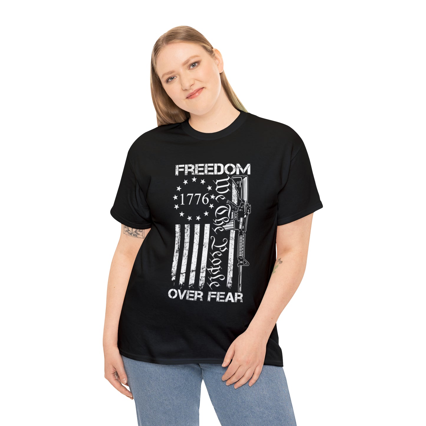 Freedom Over Fear American Patriotic T-Shirt