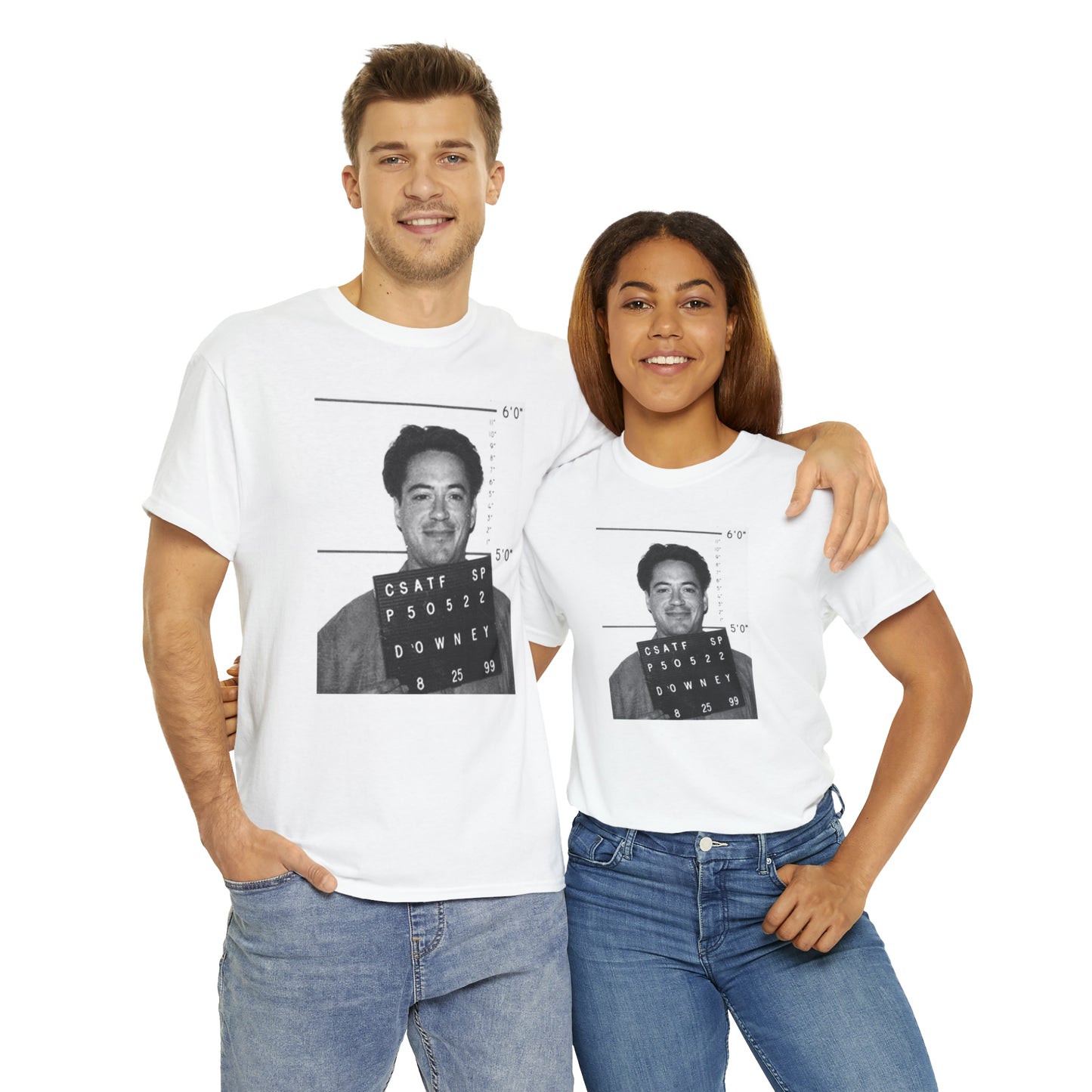 Robert Downey Jr. Mugshot T-Shirt