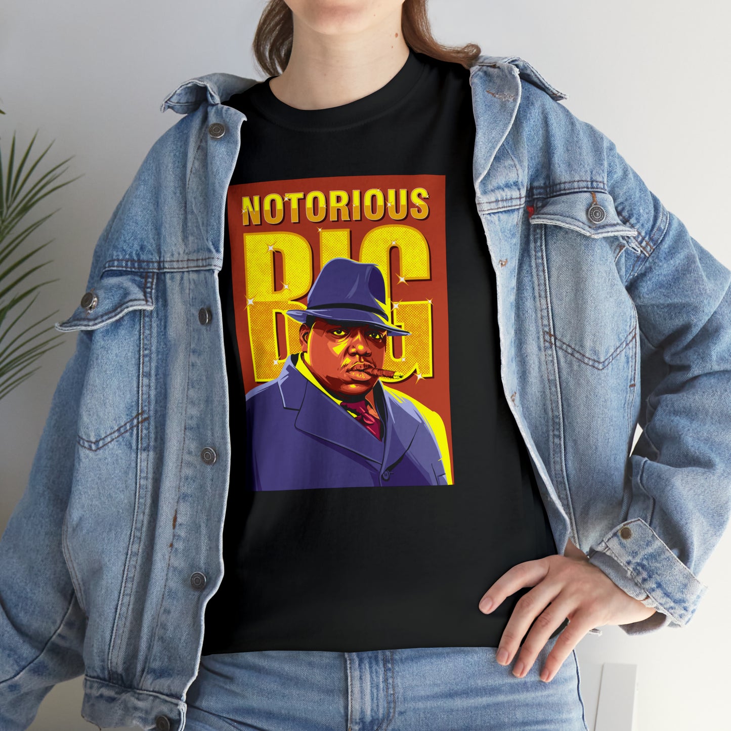 Notorious BIG Biggie Smalls Pop-Art T-Shirt All Sizes Black/White