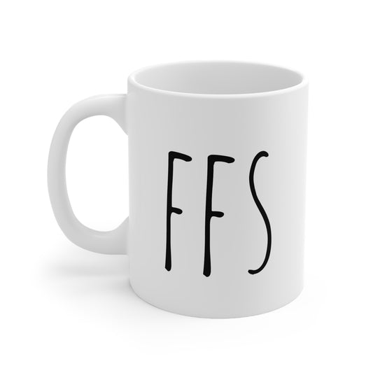 FFS Ceramic Mug 11oz White