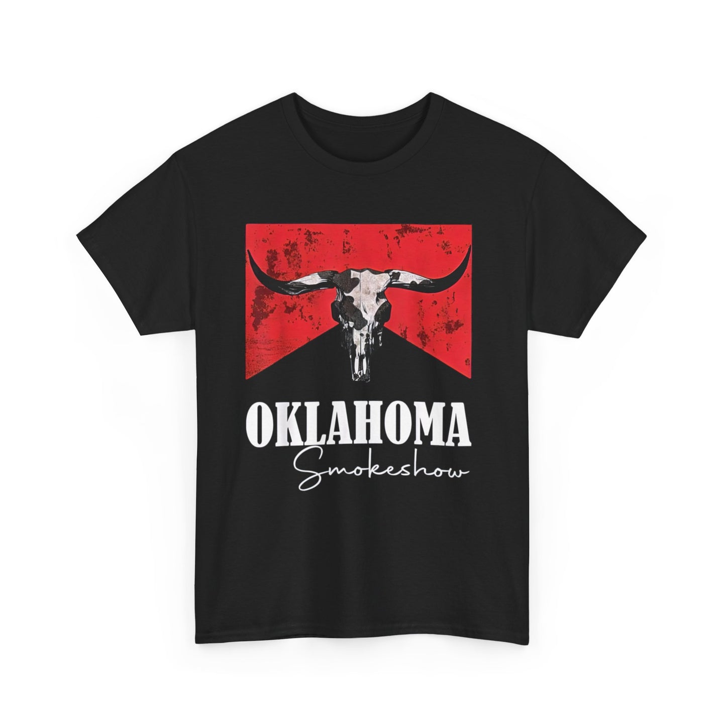 Boho Bull Skull Cow | Oklahoma Smokeshow Western Country T-Shirt