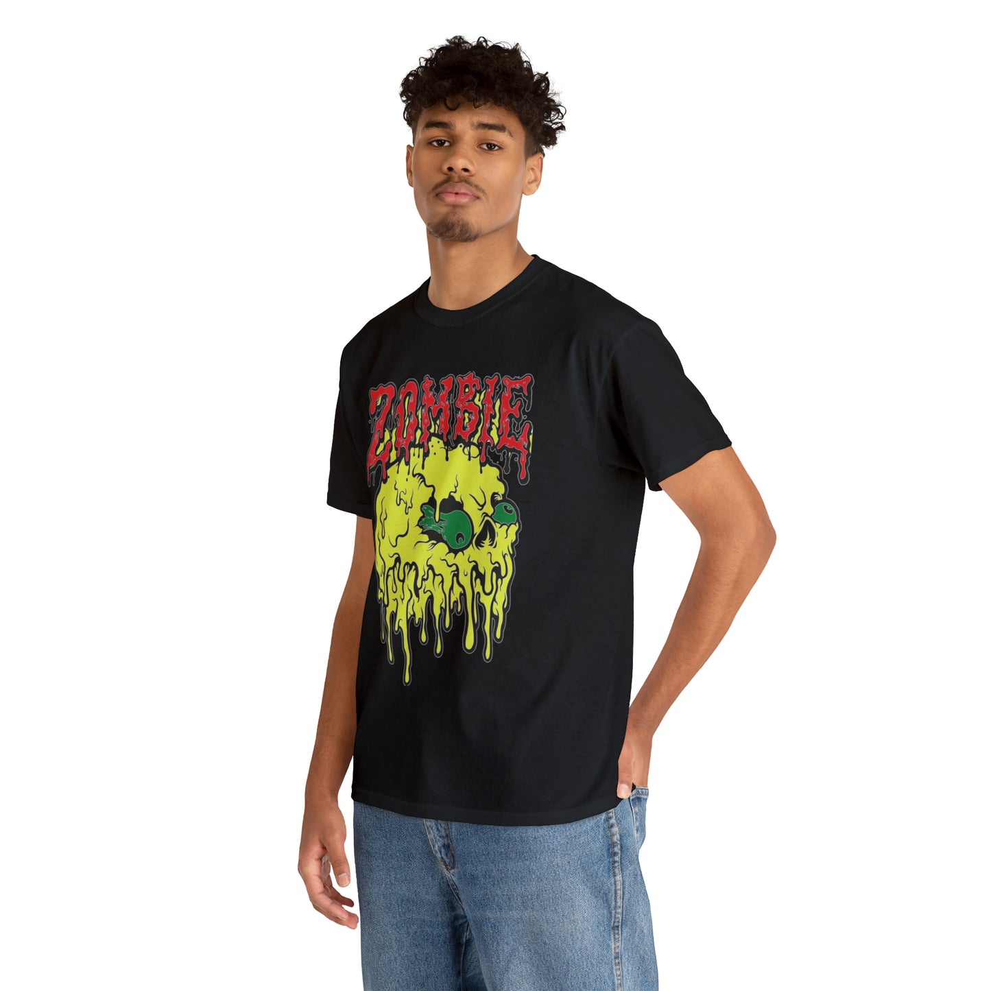 Zombie Skull Multicolor T-Shirt