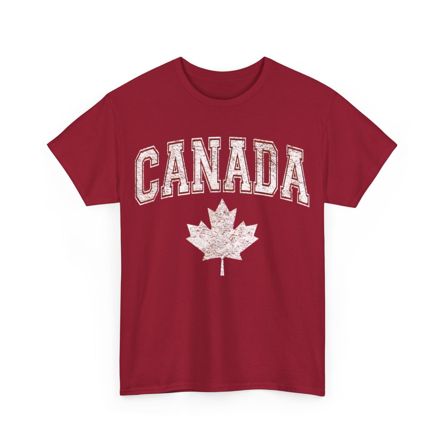 Canada Athletic Team Country Sports Flag Varsity Style Maple Leaf T-Shirt