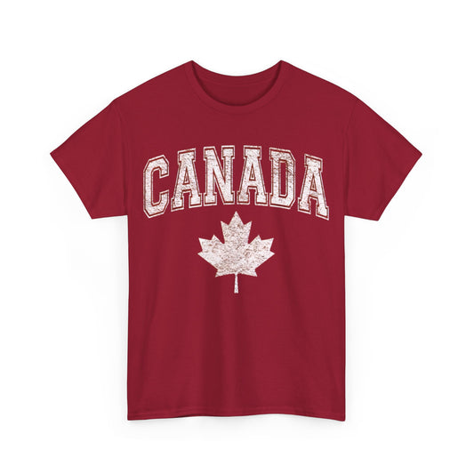 Canada Athletic Team Country Sports Flag Varsity Style Maple Leaf T-Shirt