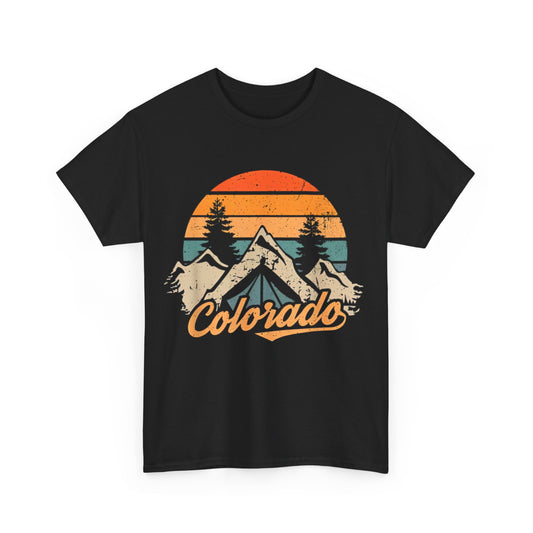 Colorado Tee - Retro Vintage Mountains Nature Hiking T-Shirt