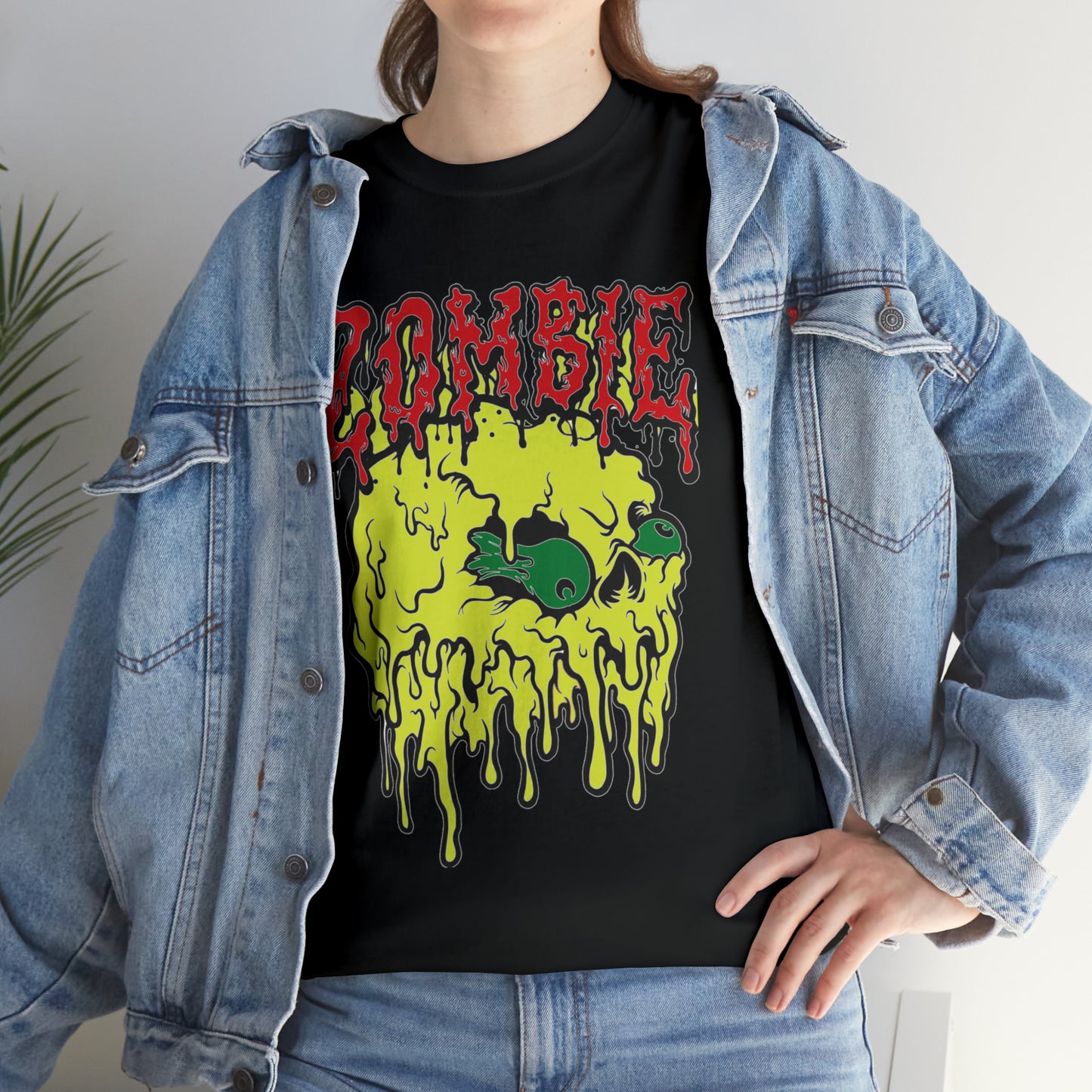 Zombie Skull Multicolor T-Shirt