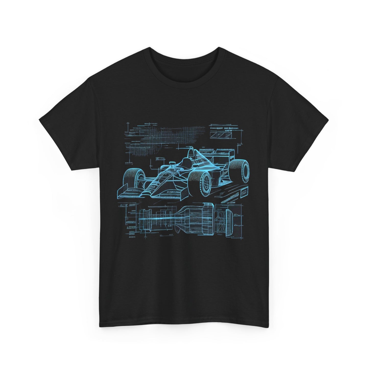 Formula Racing Car Silhouette Mechanic Car T-Shirt for Men Boys Women Girls