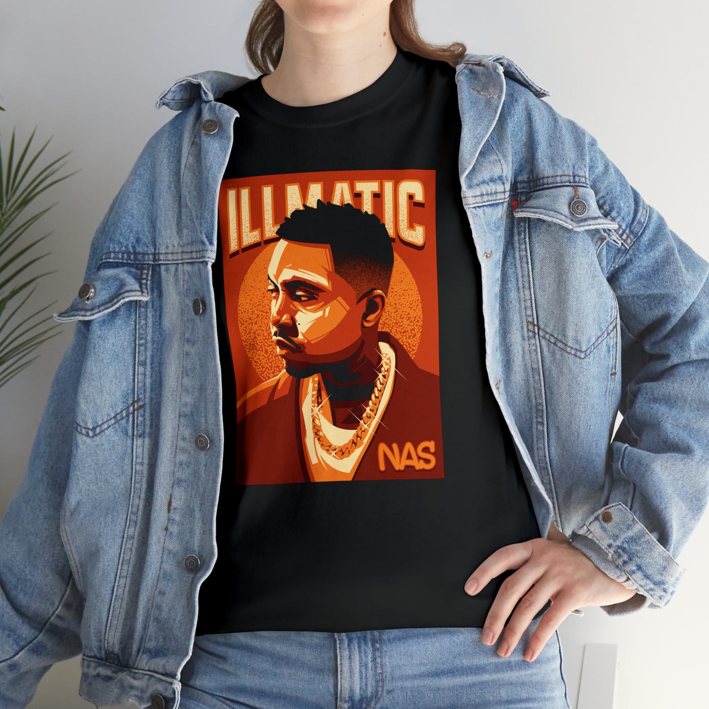 Nas Illmatic Pop Art T-Shirt All Sizes Black/White