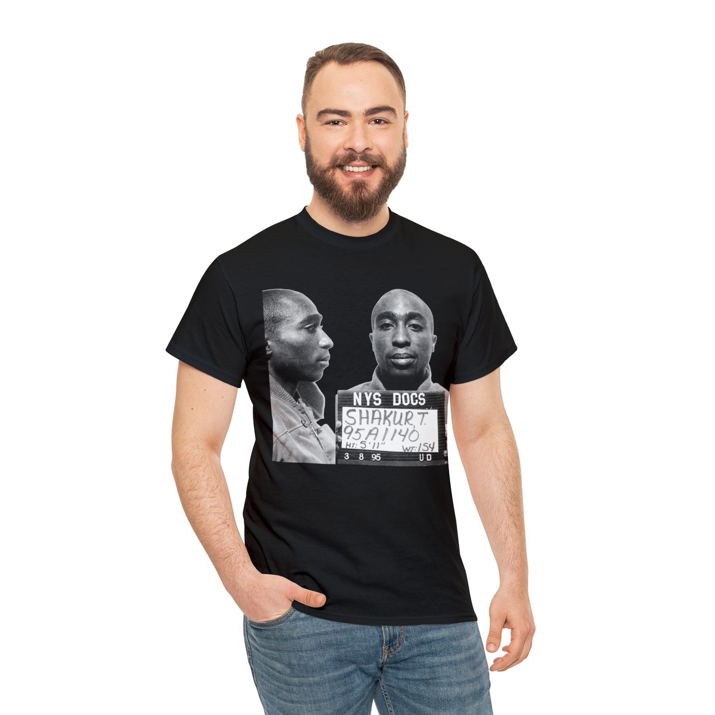 Tupac Shakur Mugshot T-Shirt